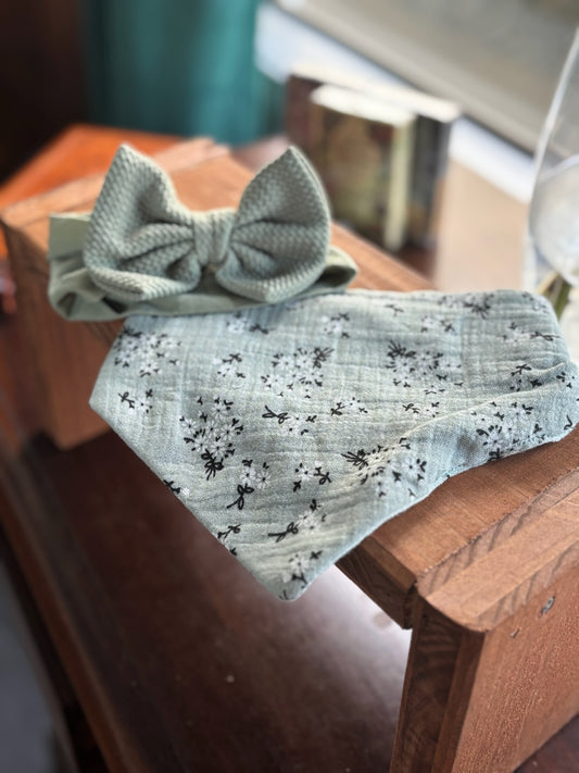 Bow and Bib Set